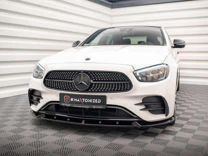 Maxton Design Front Splitter V.2 Mercedes E AMG Line W213 Facelift