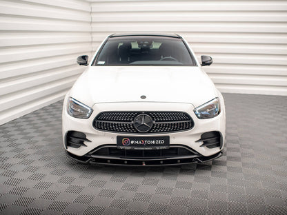 Maxton Design Front Splitter V.2 Mercedes E AMG Line W213 Facelift