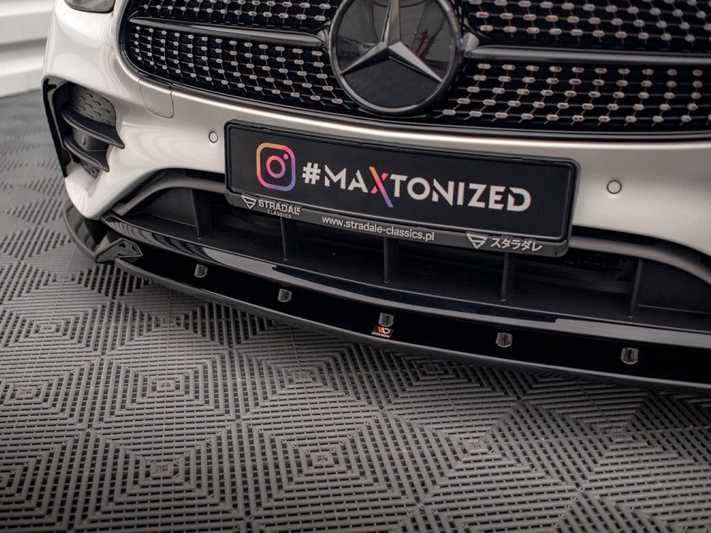 Maxton Design Front Splitter V.2 Mercedes E AMG Line W213 Facelift