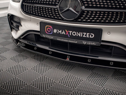 Maxton Design Front Splitter V.2 Mercedes E AMG Line W213 Facelift
