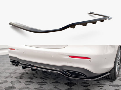 Maxton Design Rear Splitter (Vertical Bars) Mercedes E AMG-Line Sedan W213 Facelift