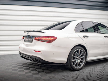 Maxton Design Rear Splitter (Vertical Bars) Mercedes E AMG-Line Sedan W213 Facelift