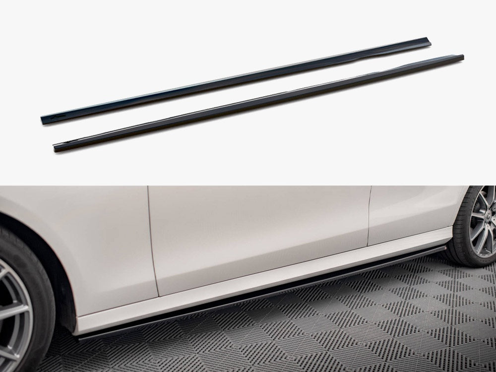 Maxton Design Reduced - Side Skirts Diffusers Mercedes E AMG Line W213 Facelift