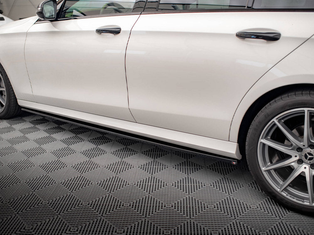 Maxton Design Side Skirts Diffusers Mercedes E AMG Line W213 Facelift