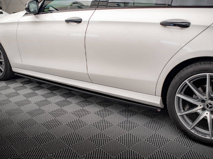 Maxton Design Side Skirts Diffusers Mercedes E AMG Line W213 Facelift