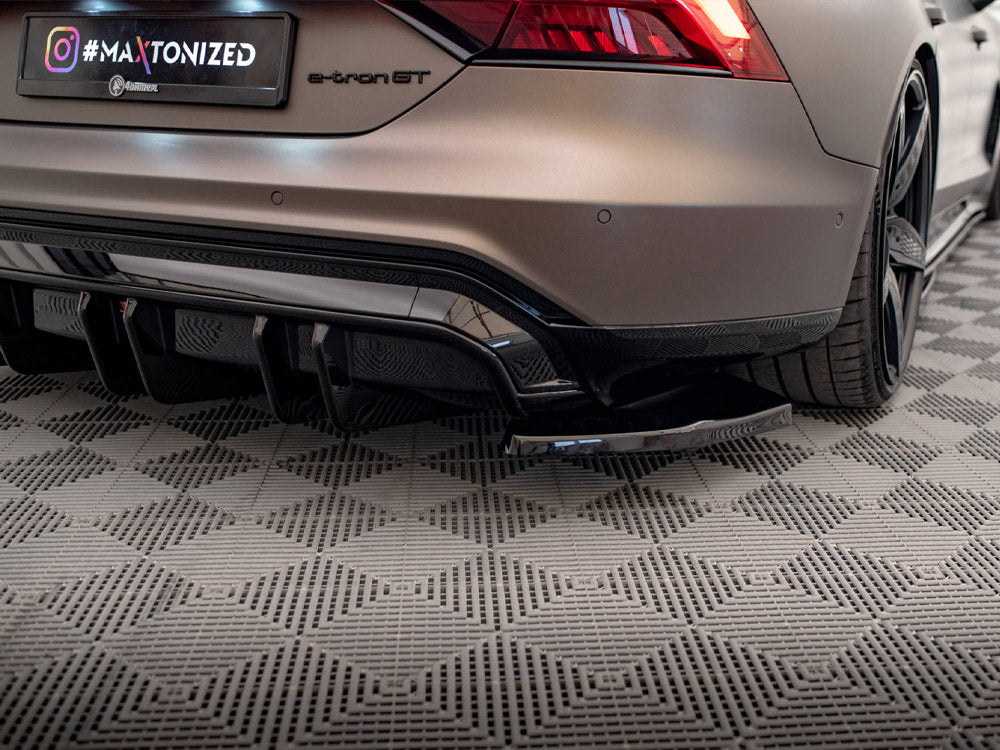 Maxton Design Rear Side Splitters V.2 Audi e-Tron GT / RS GT Mk1