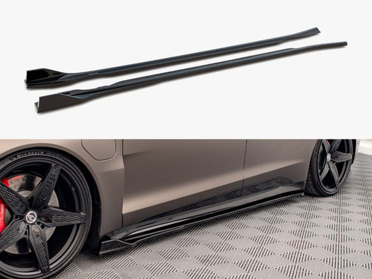 Maxton Design Side Skirts Diffusers V.2 Audi e-Tron GT / RS GT Mk1