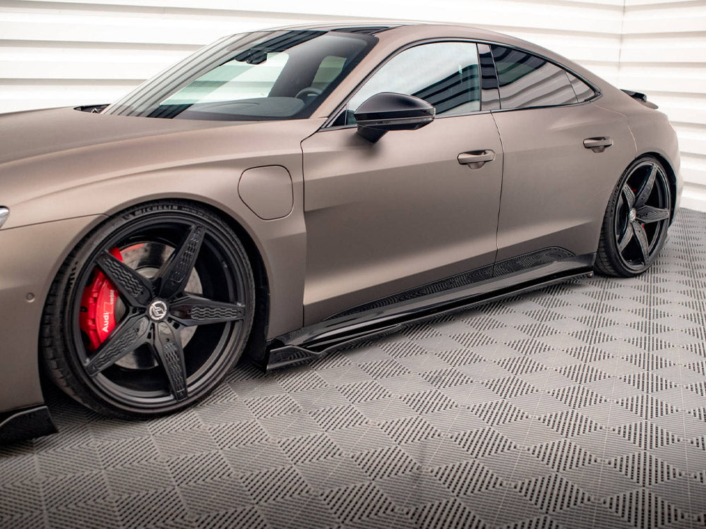 Maxton Design Side Skirts Diffusers V.2 Audi e-Tron GT / RS GT Mk1