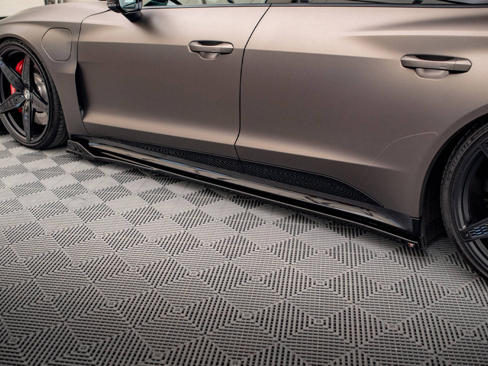 Maxton Design Side Skirts Diffusers V.2 Audi e-Tron GT / RS GT Mk1