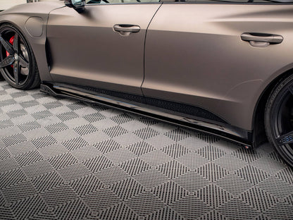 Maxton Design Side Skirts Diffusers V.2 Audi e-Tron GT / RS GT Mk1