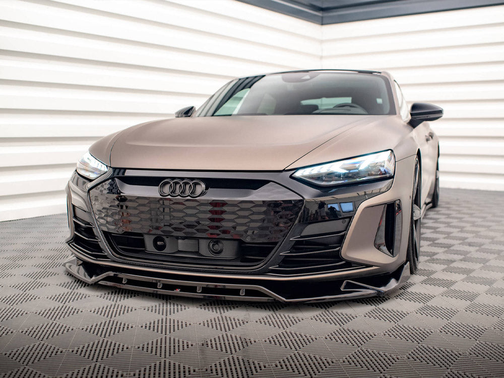 Maxton Design Front Splitter V.2 Audi e-Tron GT / RS GT Mk1