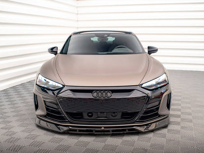 Maxton Design Front Splitter V.3 Audi e-Tron GT / RS GT Mk1