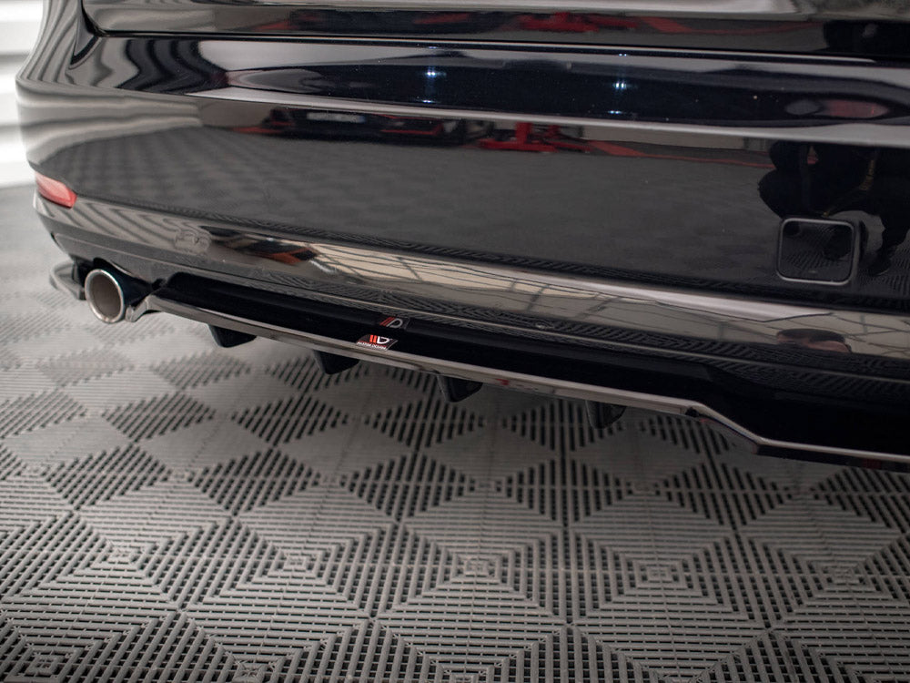 Maxton Design Central Rear Splitter (Vertical Bars) BMW 3 GT F34