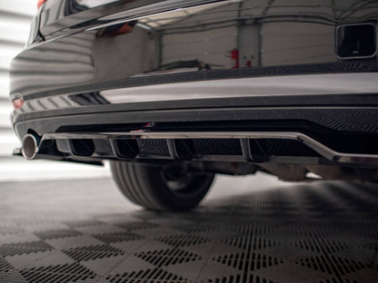 Maxton Design Central Rear Splitter (Vertical Bars) BMW 3 GT F34