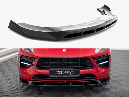 Maxton Design Front Splitter V.2 Porsche Macan GTS / Sport Design Mk1 Facelift