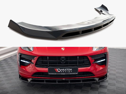 Maxton Design Front Splitter V.2 Porsche Macan GTS / Sport Design Mk1 Facelift