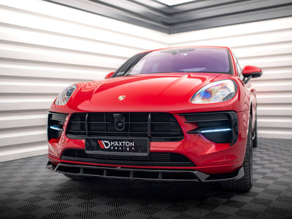 Maxton Design Front Splitter V.2 Porsche Macan GTS / Sport Design Mk1 Facelift