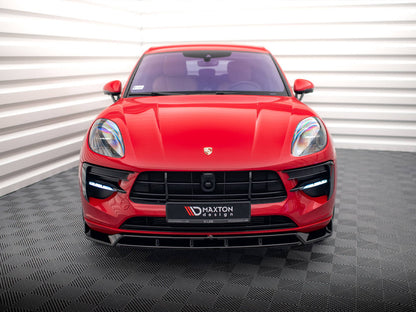 Maxton Design Front Splitter V.2 Porsche Macan GTS / Sport Design Mk1 Facelift