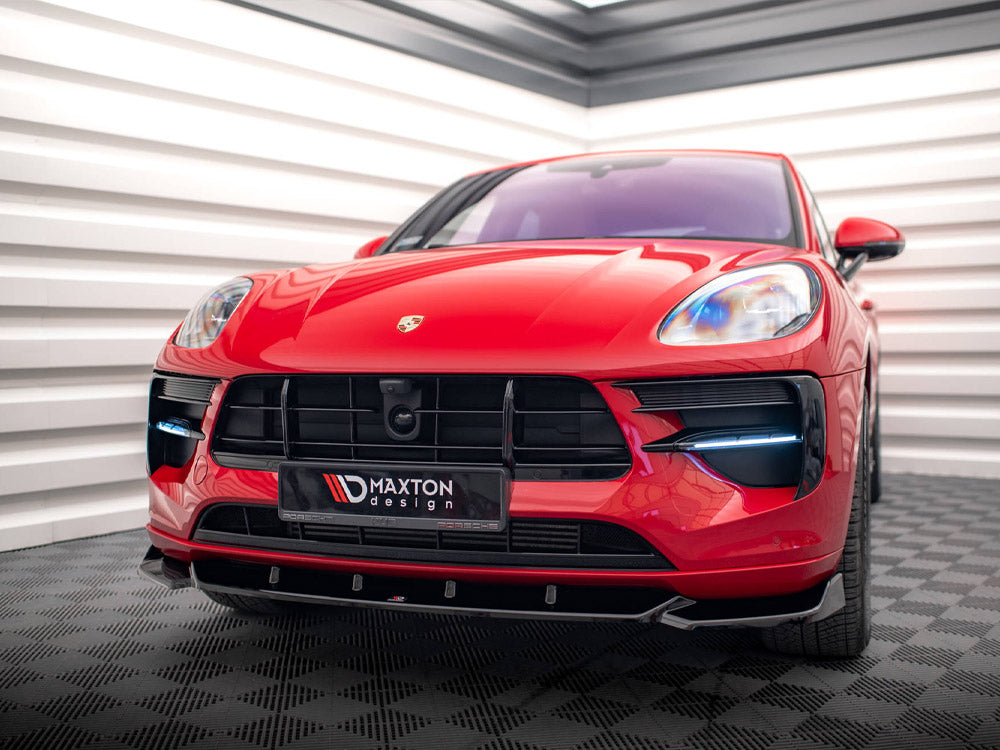 Maxton Design Front Splitter V.1 Porsche Macan GTS / Sport Design Mk1 Facelift