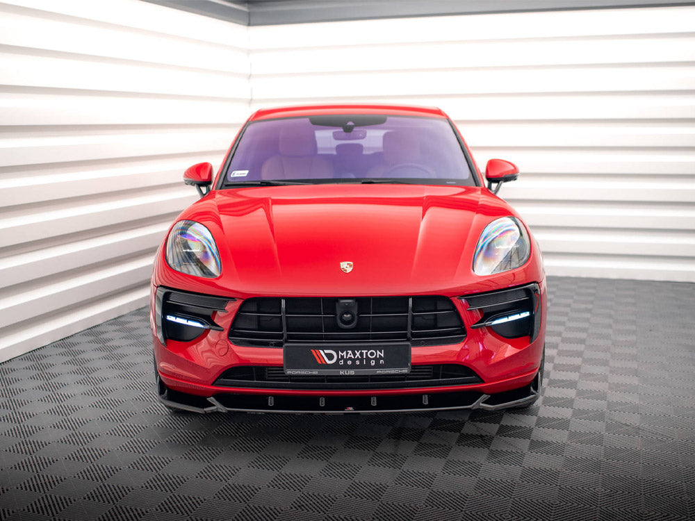 Maxton Design Front Splitter V.1 Porsche Macan GTS / Sport Design Mk1 Facelift