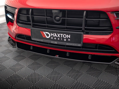 Maxton Design Front Splitter V.1 Porsche Macan GTS / Sport Design Mk1 Facelift