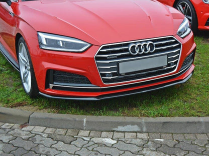 Maxton Design Front Splitter V.2 Audi S5 / A5 S-line F5 Coupe / Sportback (2016-)