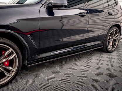 Maxton Design Side Skirts Diffusers V.1 BMW X3 M40d / M40i / M-Pack G01