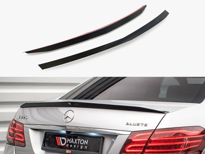 Maxton Design Spoiler Cap Mercedes E63 AMG / AMG-Line Sedan W212 Facelift