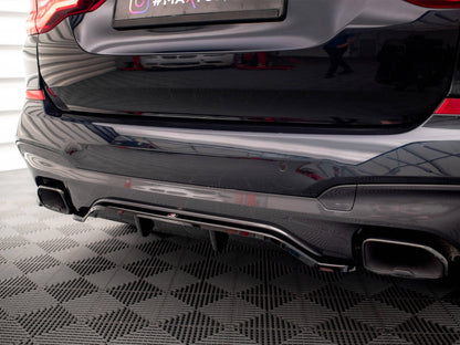 Maxton Design Central Rear Splitter (Vertical Bars) BMW X3 M40i / M40d G01