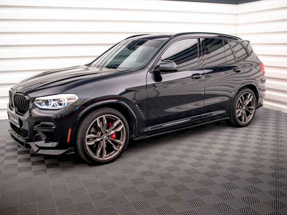 Maxton Design Side Skirts Diffusers V.2 BMW X3 M40d / M40i / M-Pack G01
