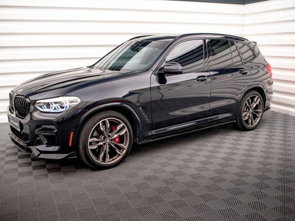 Maxton Design Side Skirts Diffusers V.2 BMW X3 M40d / M40i / M-Pack G01