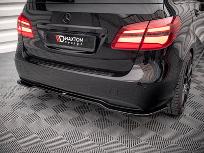 Maxton Design Rear Splitter (Vertical Bars) Mercedes B W246 Facelift