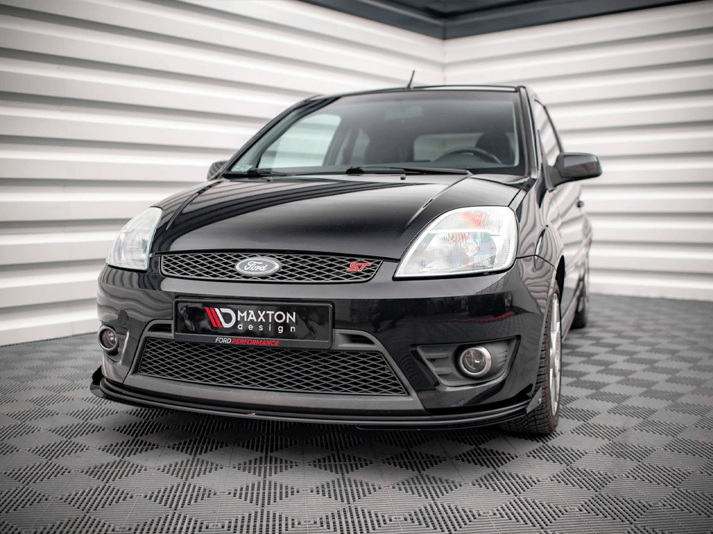 Maxton Design Street PRO Front Splitter V.1 + Flaps Ford Fiesta ST Mk6