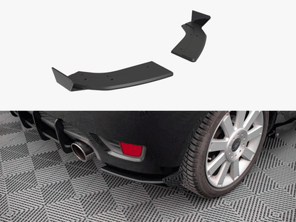 Maxton Design Street PRO Rear Side Splitters + Flaps Ford Fiesta ST Mk6