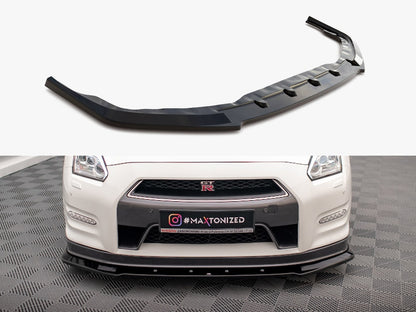 Maxton Design Front Splitter Nissan GTR R35 1st Facelift