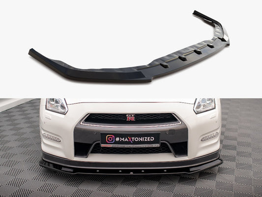 Maxton Design Front Splitter Nissan GTR R35 1st Facelift