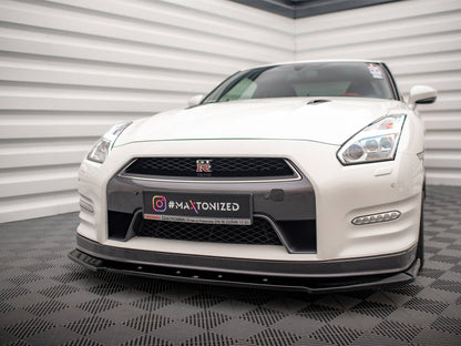Maxton Design Front Splitter Nissan GTR R35 1st Facelift