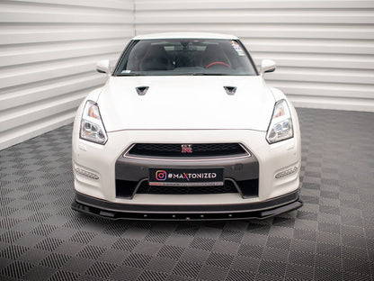 Maxton Design Front Splitter Nissan GTR R35 1st Facelift