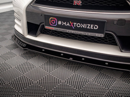 Maxton Design Front Splitter Nissan GTR R35 1st Facelift