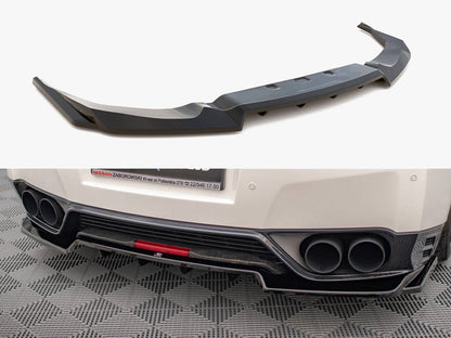 Maxton Design Rear Splitter (Vertical Bars) Nissan GTR R35 1st Facelift