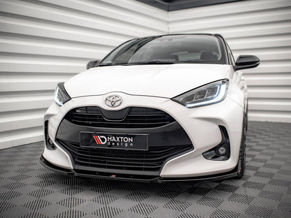 Maxton Design Front Splitter V.1 + Flaps Toyota Yaris Mk4