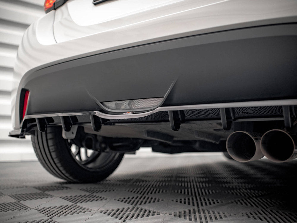 Maxton Design Rear Splitter V.2 (Vertical Bars) Toyota Yaris Mk4