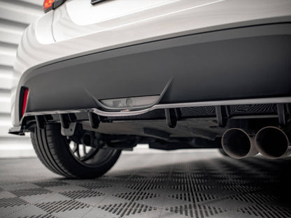Maxton Design Rear Splitter V.2 (Vertical Bars) Toyota Yaris Mk4
