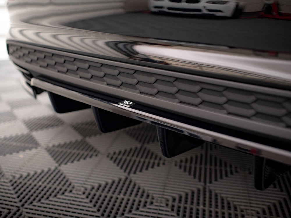 Maxton Design Central Rear Splitter (Vertical Bars) Audi A3 S-Line Sedan 8Y