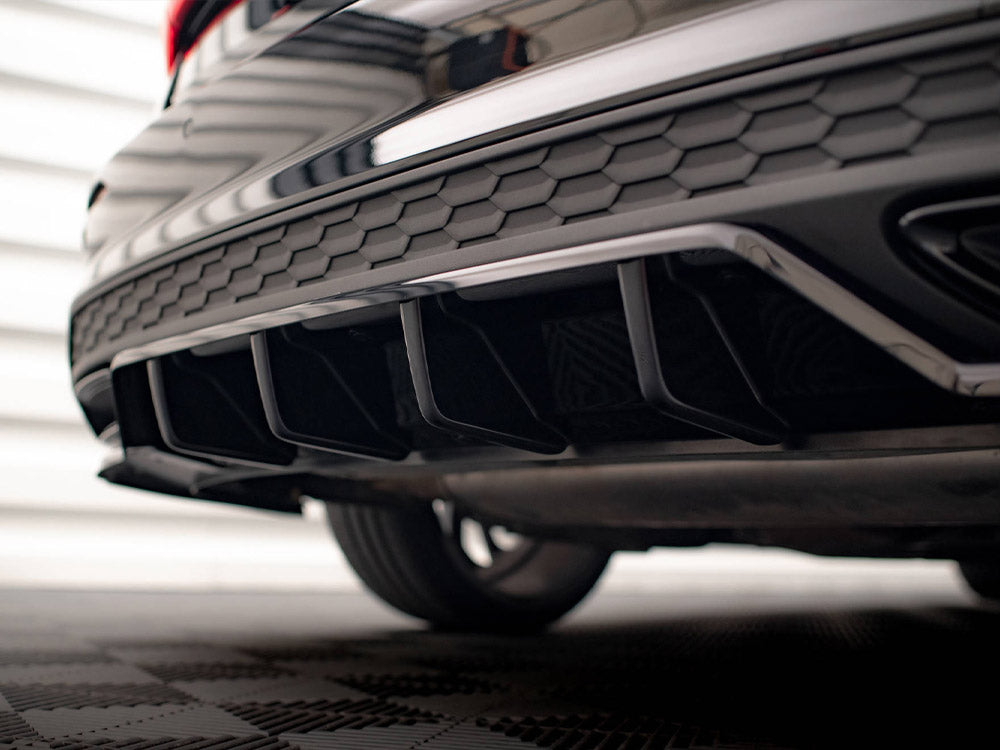 Maxton Design Central Rear Splitter (Vertical Bars) Audi A3 S-Line Sedan 8Y