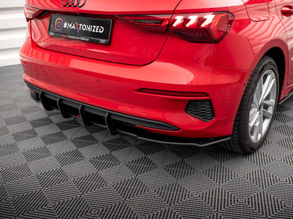 Maxton Design Street PRO Rear Diffuser Audi A3 Sportback 8Y