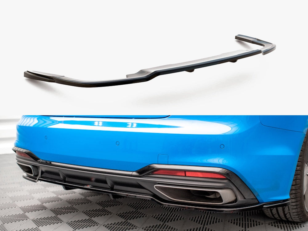 Maxton Design Central Rear Splitter (Vertical Bars) Audi A5 S-Line F5 Facelift