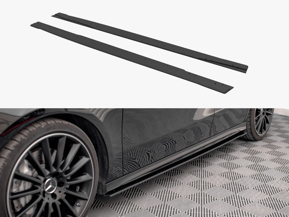 Maxton Design Street PRO Side Skirts Diffusers Mercedes A35 AMG / AMG-Line Aero Pack W177