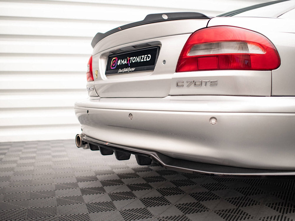 Maxton Design Central Rear Splitter (Vertical Bars) Volvo C70 Mk1