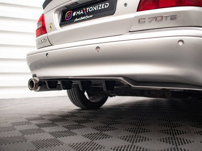 Maxton Design Central Rear Splitter (Vertical Bars) Volvo C70 Mk1